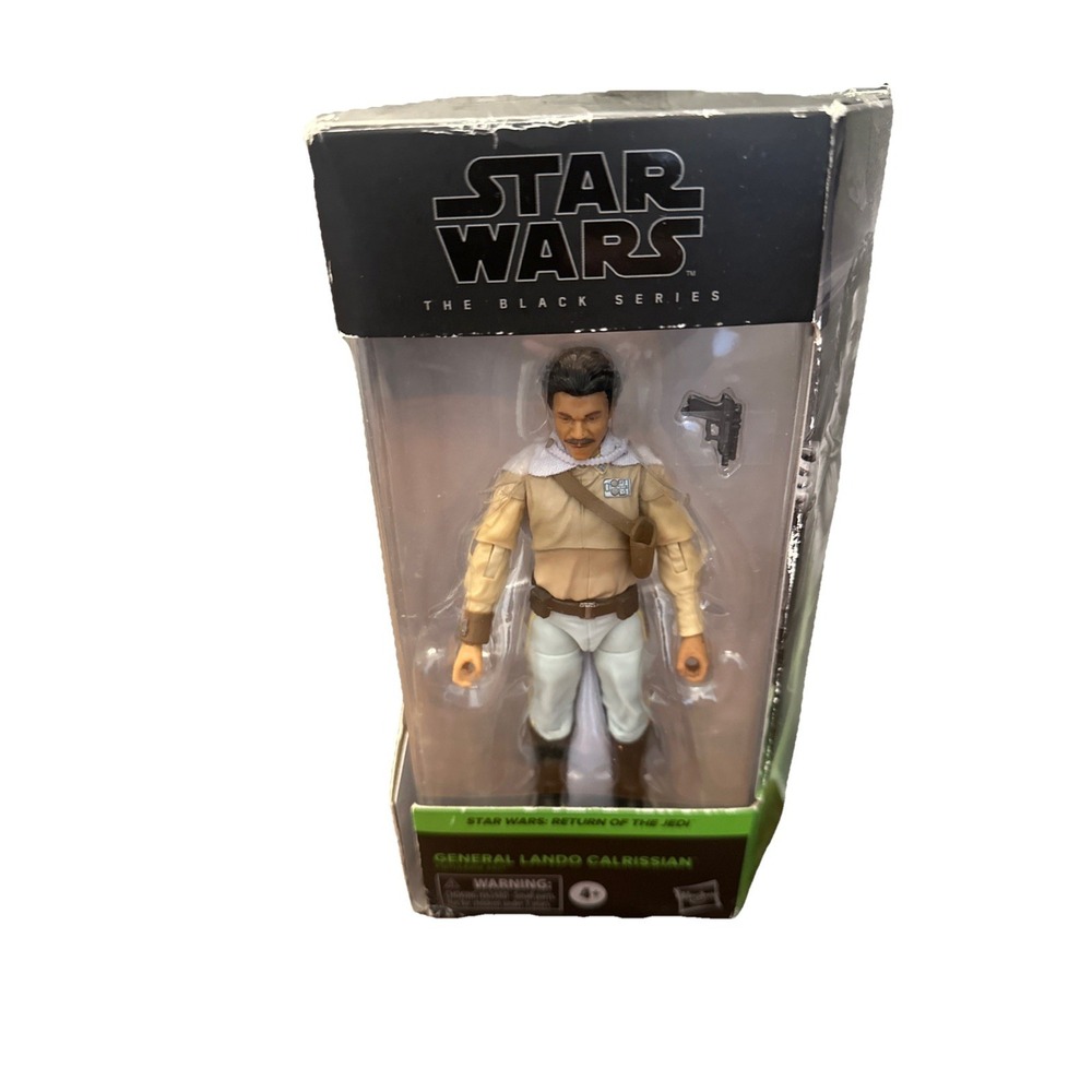Star Wars The Black Series Return Of Jedi General Lando Calrissian Damaged‎ Box